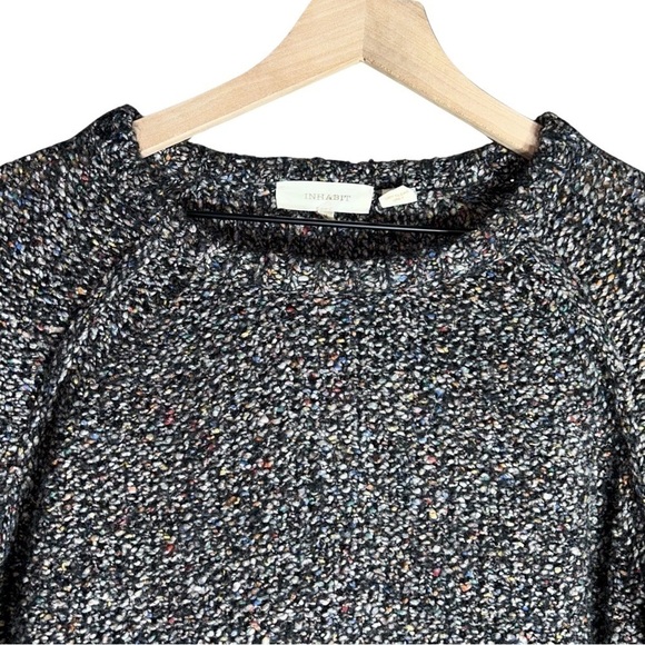 Inhabit Multi-Colored Wool Blend Long Sleeve Sweater - Size M - Picture 3 of 7